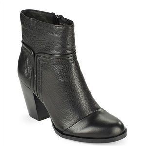 Kenneth Cole Black Ankle Booties